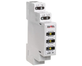 Lampka modułowa 3-fazowa żółta LED 230V/400V TN LKM-01-30 EXT10000038