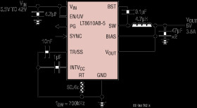 42V, 3.5A Synchronous Step-Down Regulator with 2.5μA Quiescent Current