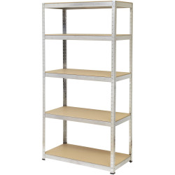 Toolcraft 2265279 Heavy Duty Shelving 265kg 900x1800x450mm Metal MDF