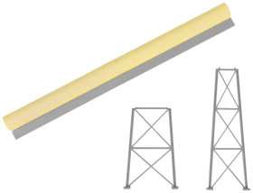 Zestaw do złożenia Faller 130165 H0 Przenośnik taśmowy z osłoną 1 szt.