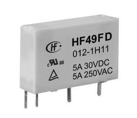 Przekaźnik mocy 12V dc SPST Hongfa Europe GMBH 5 A 120mW, montaż PCB 1200Ω Styk płytki drukowanej