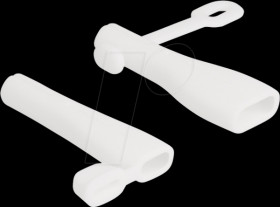 64206 Dust cover, USB-A and USB-C connector white