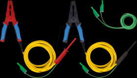 20993184 10 kV shielded test lead wit clip, 10m