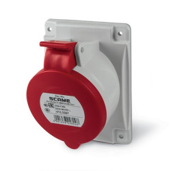Gniazdo SCAME tabl. skośne 3P+NE 32A IP44 413.3267