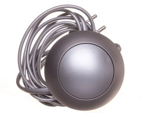 Przewód przyłączeniowy 250cm z wyłacznikiem nożnym srebrny SP/WN2,5(2X0,75)SRB PRW10000363