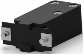 D-Sub connector housing, size: 1 (DE), straight 180°, angled 90°, cable Ø 4.06 mm, PP, black, 5207908-1