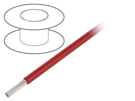 3051 RD001 Przewód na rolce o długości 305m linka Cu, 300V PVC czarny 22 AWG