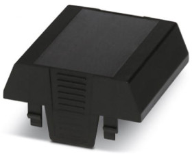 Upper part of housing, ABS/PC, (W x H x D) 67.6 x 75.26 x 36.95 mm, black, for enclosure, 1069894