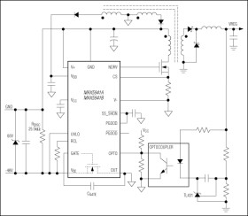 IEEE 802.3af-Compliant Power-Over-Ethernet Interface/PWM Controller for Power Devices