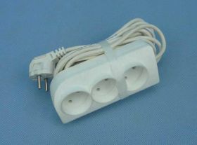 PS-3xGN 6,0mb PRZEDŁUŻACZ BEZ UZIEM.