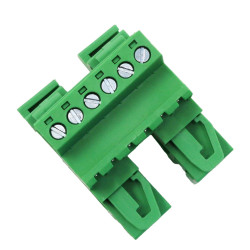 DIN Rail Pluggable Terminal Block - 6 Pole