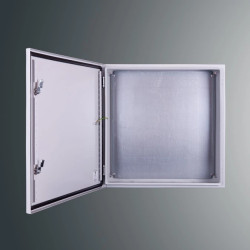 Obudowa n/t z płytą montaż PSH 606020 PROFIT 600x600x200 IP65 IK10 RAL7035 zamek herm.-D5