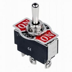 Przeł. hebel. KN3B-103 stab. 6A 250 V ON-OFF-ON