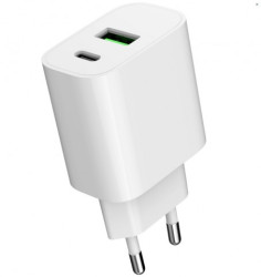 LAD.SIEC USB C PD QC 4,01+USB A 3A 20W