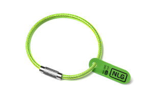 Smycz na narzędzia, 170 mm, Stal nierdzewna, Pętla mocująca