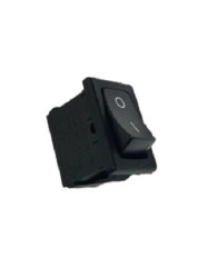 Przełącznik kołyskowy Wł.-wył. podświetlany 15A SPST Czarny IP20 RS PRO