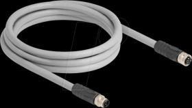 80539 M12 Cable L-coded 5 pin male to female PUR suitable for drag cha