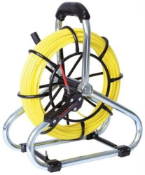 Pilot do przeciągania kabla włókno szklane fi 6mm na stojaku standard 10066 /80m/