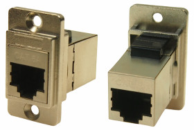 Złącze RJ45 Gniazdo Złącze RJ45 Montaż na panelu Cat6a RS PRO 8-żyłowe