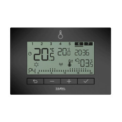 Regulator temperatury LPW-23 tygodniowy 230V czarny bezprzewodowy