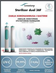 STERILIZER DUAL 36F UV-C LUMEELAMP