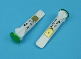 KONTR.NEONOWA AC 230V GREEN 33x10 KONEK