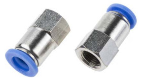 Złączka pneumatyczna R 3/8 Wciskane 8 mm RS PRO Adapter gwintowany prosty