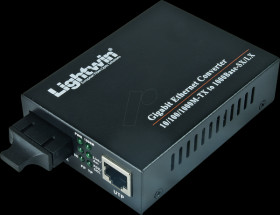 LWC 10/100/1000 SM20 SC Media converter 1000Base-SX singlemode, SC, 20 km