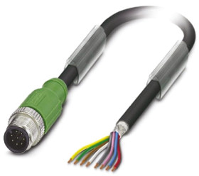 Przewód czujnik-siłownik ze złączem Złącze M12 długość 3m Rodzaj A Męskie