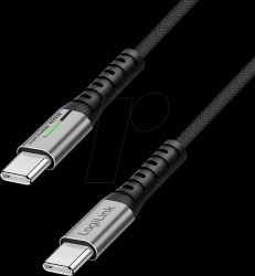 CU0424 Sync and charging cable, USB-C -> C, 2.0 m, black