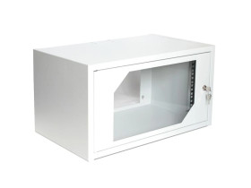 Szafa krosowa wisząca niedzielona 19cali KaTLINK 6U 350x550x300 szara CL-19 06U