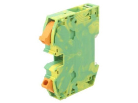 PTPOWER35-PE Złączka szynowa, PTPOWER, na szynę DIN, PowerTurn, żółto-zielony