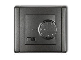 FLEXI Elektroniczny regulator temperatury z czujnikiem podpodłogowym grafitowy 11FRT-1 KARLIK