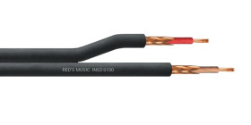 Kabel instrumentalny-audio podwójny 2x(1x0,23mm²) INS2-S100 - Kabel na metry /1m/