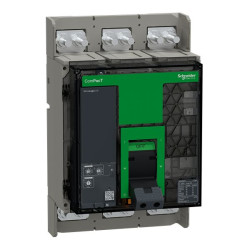 Wyłącznik kompaktowy MCCB, 3-biegunowy, 1.6kA, Stałe, Schneider Electric, ComPacT NS