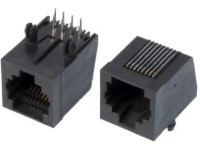 TJACK-10P10C-G Gniazdo typu PLUG do druku - 10 styków (gabaryt 10, styki górne)