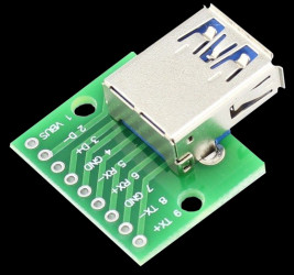 Opencircuit Female USB 3.0 naar dip adapter 9pin