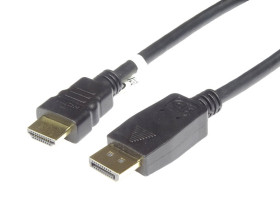 Kabel DisplayPort wtyk - HDMI wtyk 1.5m DP12 Vitalco