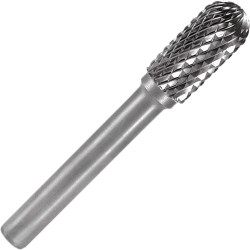RUKO 116048 Tungsten Carbide Rotary Burr Shape C Oval (WRC) &#xD8;3mm