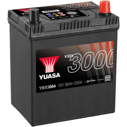Yuasa YBX3054 Car Battery 36Ah Pin Type T1/T3 1 piece