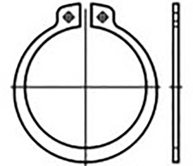 Pierścień zabezpieczający TOOLCRAFT TO-6855036 500 szt.