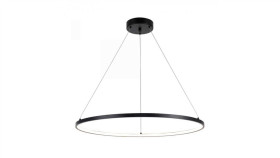 Lampa Wisząca Horik Kolor Czarny Metal, Led 3500 Lm Barwa Regulowana Ip20...