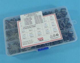 ZESTAW KOND.ELEKTROLIT.300szt 0,1-470uF