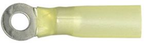 Końcówka oczkowa z osłonką termokurczliwą Maksymalny przekrój=6 mm² Średnica otworu=6.5 mm z częściową izolacją żółty Vo