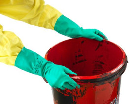 Rękawice robocze rozmiar: 9 materiał: Nitryl zerwanie: 0 ścieranie: 4 zastosowanie: Abrasion Resistant, Chemical