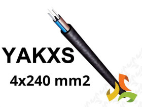 Kabel YAKXS 4x240 mm2 SE (0,6/1kV) ziemny aluminiowy (bębnowy) WAC7504S00EEA0O ELTRIM