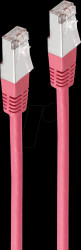 BS75211-M Patch cable, Cat.5e, SF/UTP, magenta, 1m