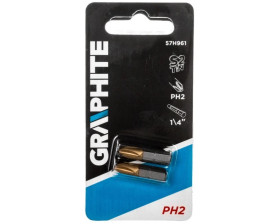 Końcówki wkrętakowe PH2 x 25 mm, 2 szt. /5kpl./