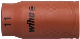 VDE 3/8 inch socket wrench, external hexagon, 11 mm, L 45 mm, 246202