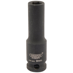 Draper Expert 06882 Expert 9mm 3/8&quot; Sq. Dr. Hi-Torq&#xAE; 6 Point Deep Impact Socket